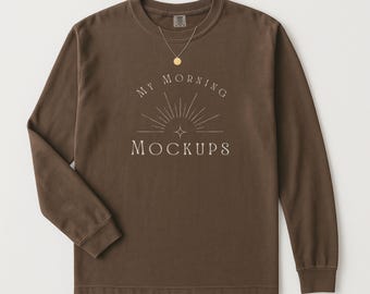 Comfort Colors 6014 Espresso Mockup - Jpeg File included 3000X3000 Px