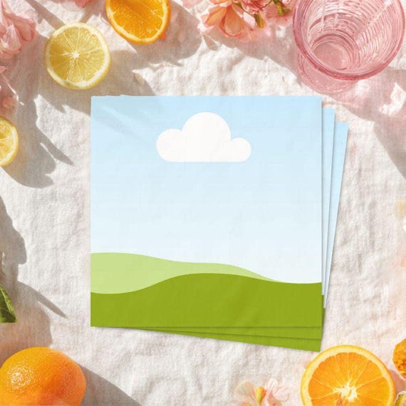 Uncoined Napkin Mockup - Canva Template