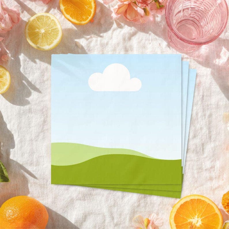 Uncoined Napkin Mockup - Canva Template image 1