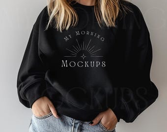 Comfort Colors 1466 Sweatshirt Mockup