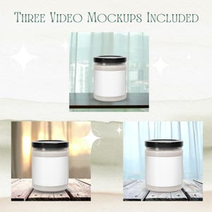 Soy Candle Mockup Bundle: 20+ Product Photo & Video Mockups (Digital Download) image 5