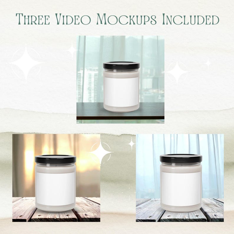 Soy Candle Mockup Bundle: 20+ Product Photo & Video Mockups (Digital Download) image 5