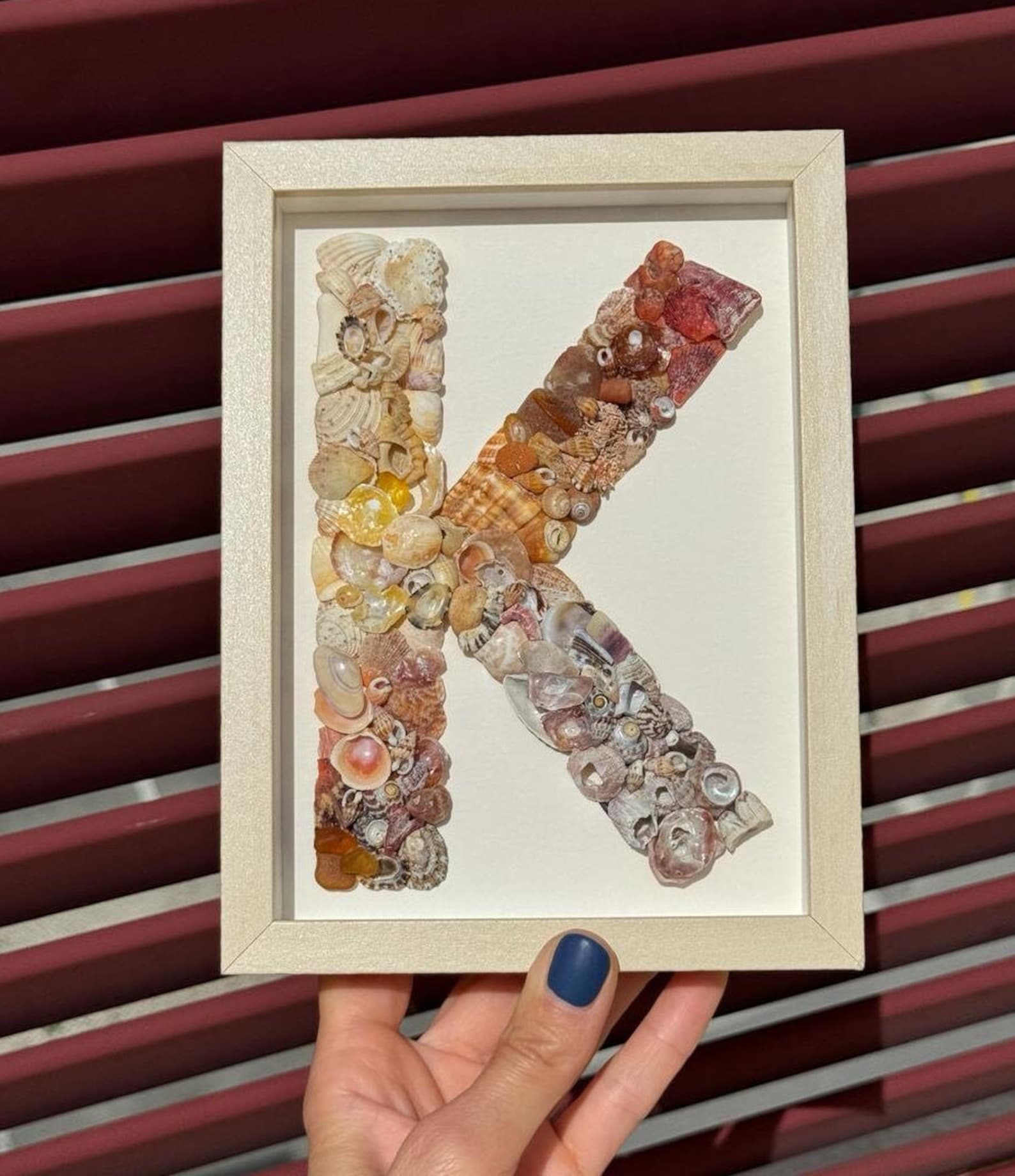 Personalized Seashell Art (first Letters of Names / Last Names ...