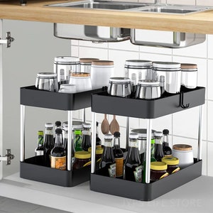 Hold N' Storage Under Sink Organizers and Storage - 2 Tier slide out C