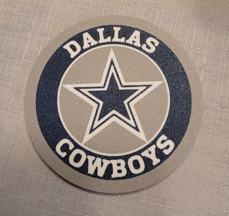 Dallas Cowboys Coasters Set 3D Printed set of 4 Etsy