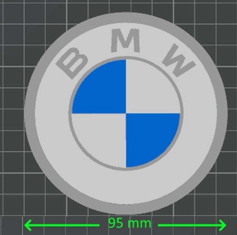 BMW Coasters set of 4 3D Printed Etsy
