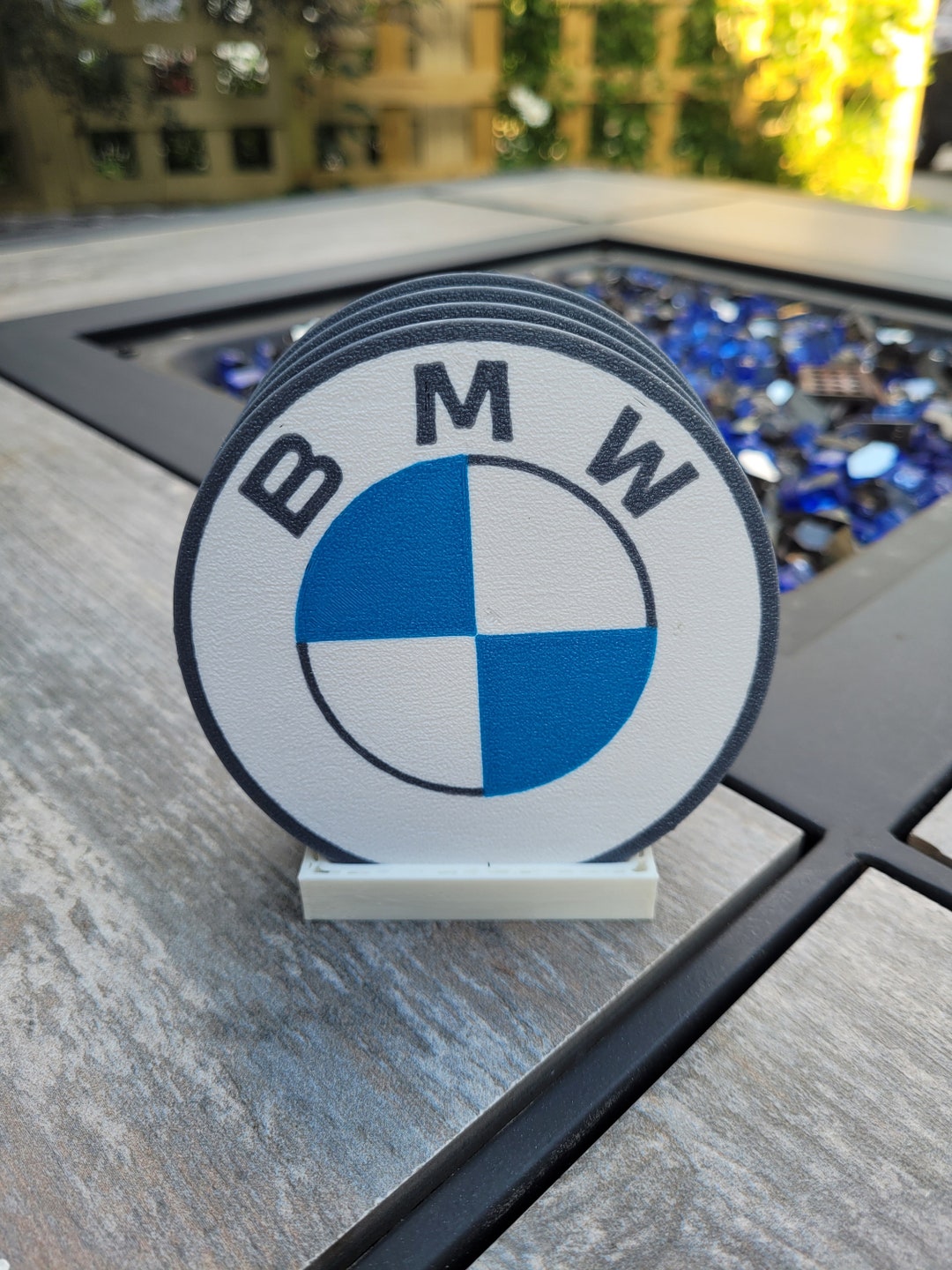 BMW Coasters set of 4 3D Printed Etsy