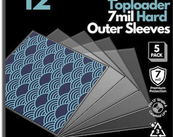 Premium 12" Vinyl Record Outer Sleeves - Crystal Clear Polyethylene