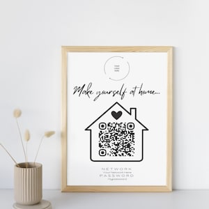 Wifi Printable Poster QR Code | Wifi Sign | QR Wifi | Wifi Sign | Wifi Password Sign Printable | Wifi Qr Code | Wifi Qr | Wifi Qr Code Print