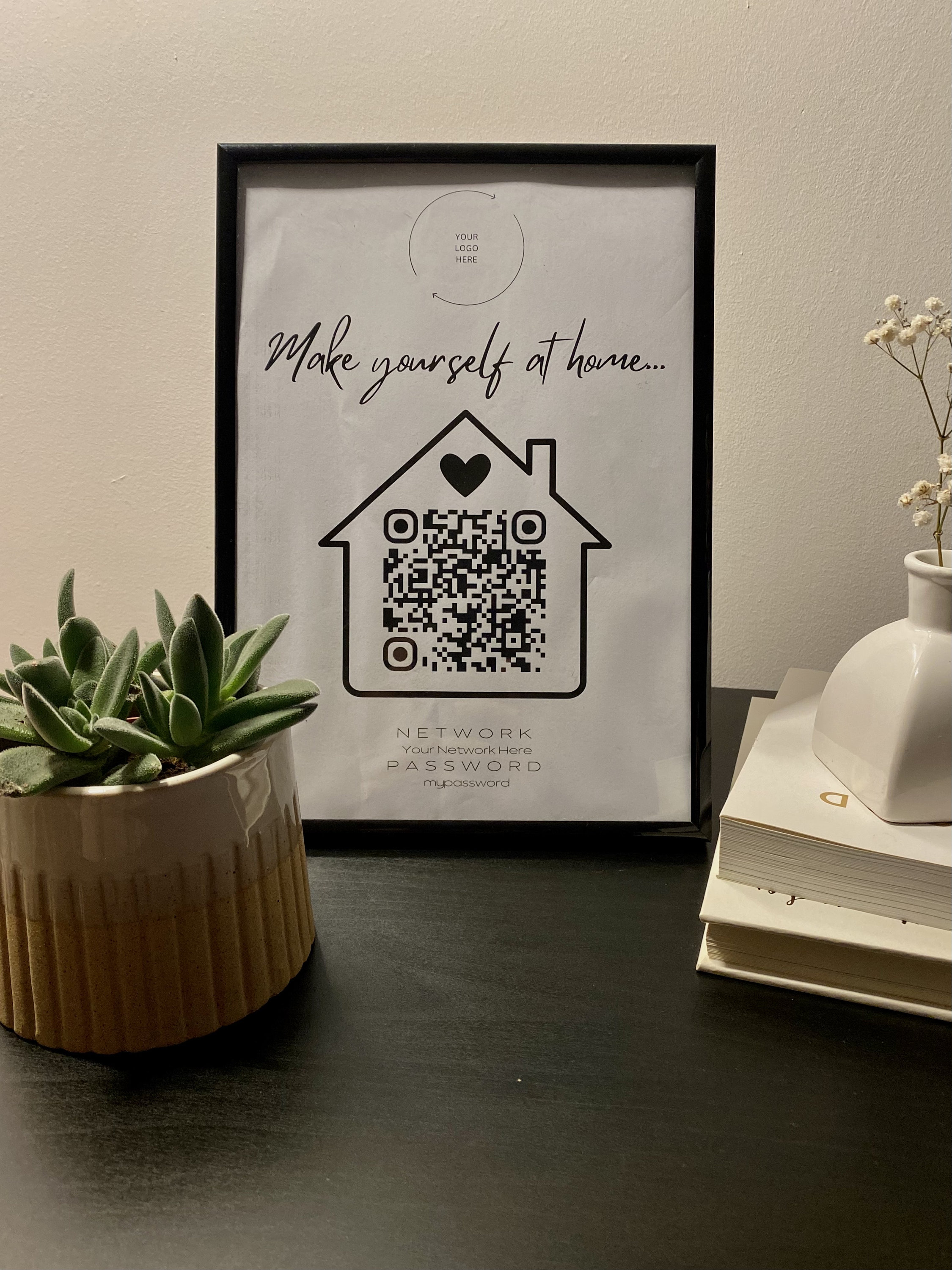 Wifi Printable Poster QR Code | Wifi Sign | QR Wifi | Wifi Sign | Wifi ...