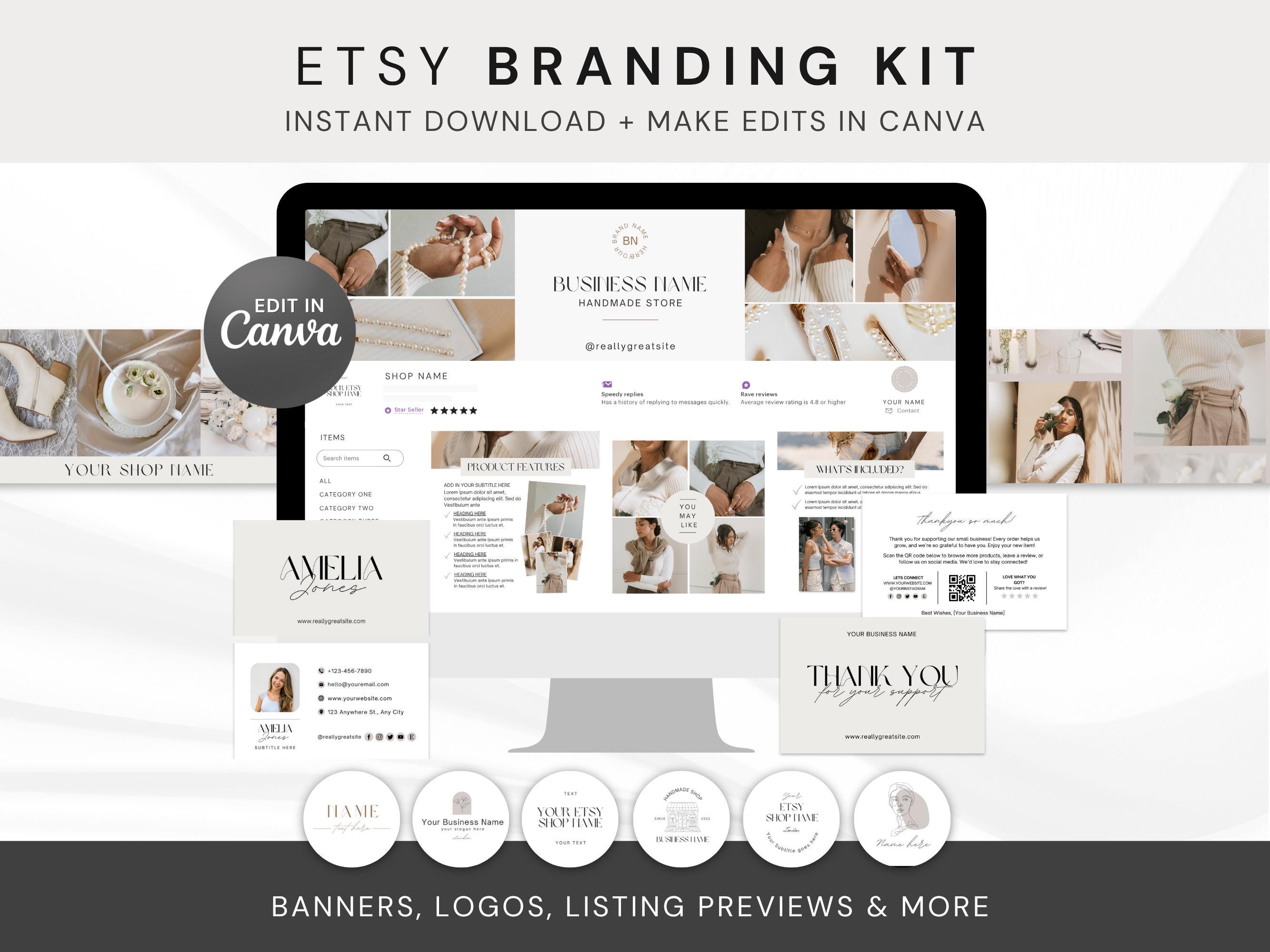 Etsy Shop Banners Etsy Shop Kit Templates Etsy Store Banner Etsy Shop ...