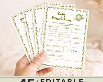 45+ Matcha Baby Shower Games Bundle, Editable Canva Templates, Printable Baby Shower Activities, Signs & Tickets, Instant Download