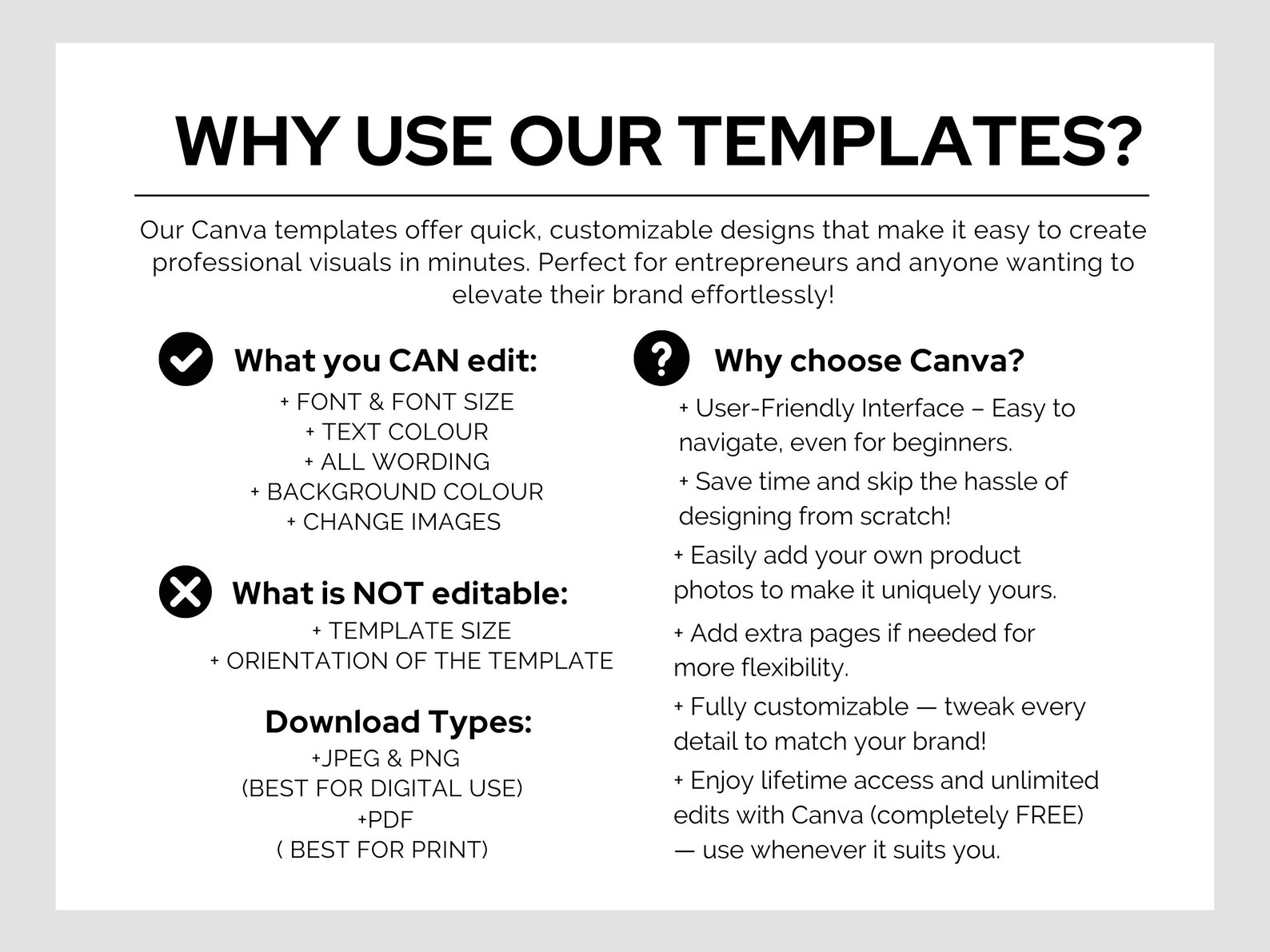 Ask for Review QR Code Sign Template Canva, Facebook Review, Google