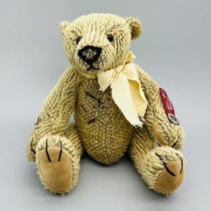 RUSS Vintage Bartholomäus Buckel 100% gegliederte Mohair Sammlung Bär Limitierte Auflage #14/25.000