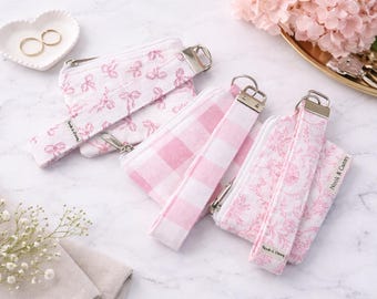 Zip Wallet with Keychain Wristlet