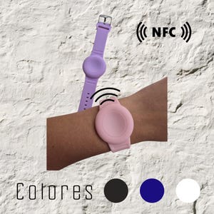 Aanpasbare siliconen NFC-armband – snelle en contactloze connectiviteit | Moderne kleuren