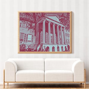 College of Charleston SC Randolph Hall Porters Lodge Cougar prints
