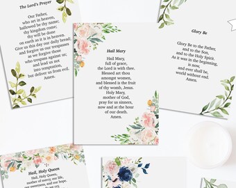 Tarjetas de oración de la novena del Rosario de 54 días, Madre María, PDF imprimible (descarga instantánea)