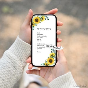 Oración matutina para niños, tarjeta electrónica de oración católica para teléfono, ECP001
