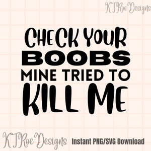 Check Yourself Breast Cancer Awareness PNG