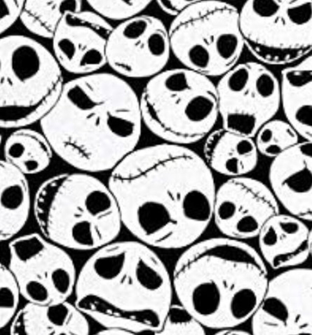 Nightmare Before Christmas Fat Quarters/yard. Quilt Cotton Etsy