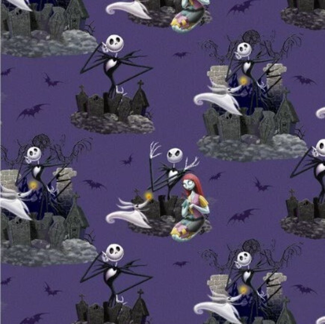 Nightmare Before Christmas Fat Quarters/yard Quilt Cotton Etsy