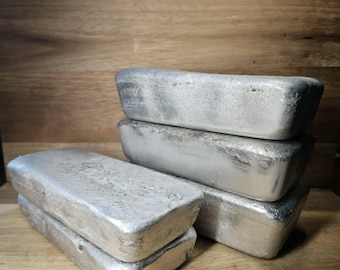 5 Pound Aluminum Small Ingot Bar Muffin Rounds for Casting - Etsy