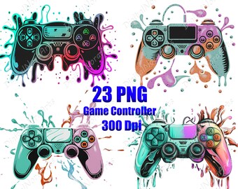 Kontroler gier,logo,clipart,png,projekt koszulki,styl graffiti,ilustracja wektorowa,DigitalNoraArts