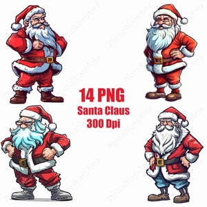 santa claus,logo,clipart,png,T-shirt design ,graffiti style,vector illustration,DigitalNoraArts