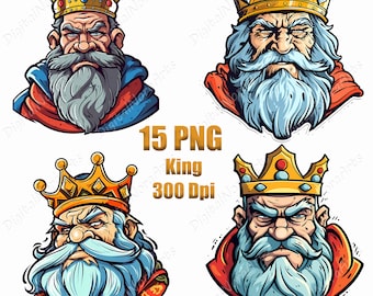 king,logo,clipart,png,T-shirt design ,graffiti style,vector illustration,DigitalNoraArts