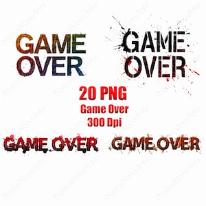 Game Over,logo,clipart,png,T-shirt design ,graffiti style,vector illustration,DigitalNoraArts