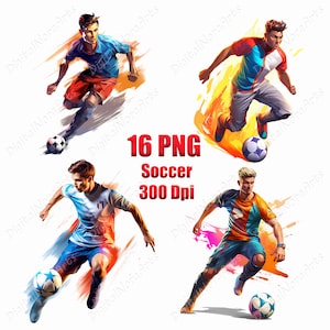 Calcio, logo, clipart, png, design maglietta, stile graffiti, illustrazione vettoriale, DigitalNoraArts