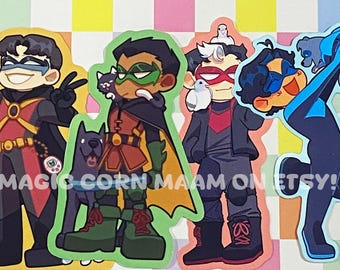 CHIBI Bird Boys Stickers
