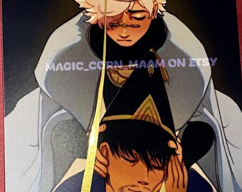 Witch Dads Gold Foil Print