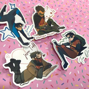 Bird Boys-stickers - internationaal zonder tracking