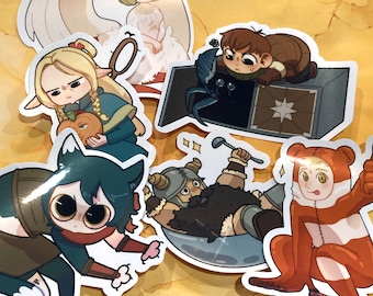 Delicious Dungeon 3" Stickers