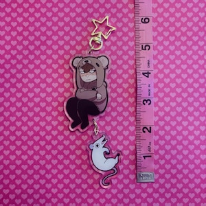 Foxy and Teddy (And Geralph) Series connection charms!