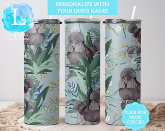 Custom Poodle Mom Tumbler, Poodle Mom Gift for Birthday, Poodle Mama Travel Cup, Personalized Poodle Lover Gift, Poodle Mama Gift for Her