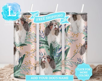 Cavalier King Charles Spaniel Mama Tumbler, King Charles Cavalier Gifts, Cavalier Travel Cup, Custom Cavi Lover Gift, Cavalier Mom Gift