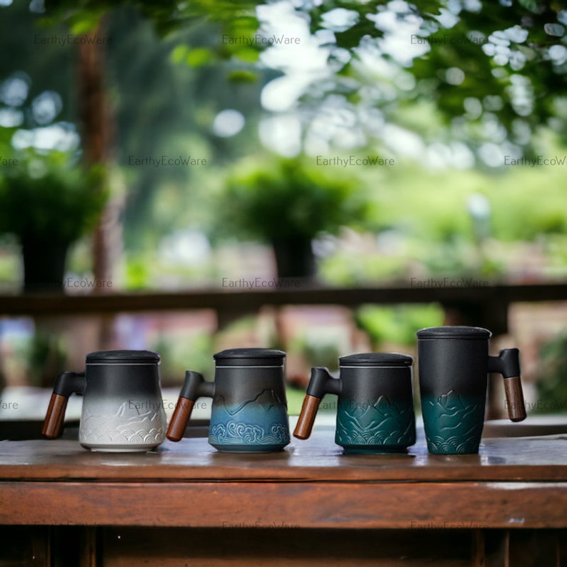 Japanese Coffee Mug Handcrafted Handmade Tea Ceramic Kiln Etsy UK