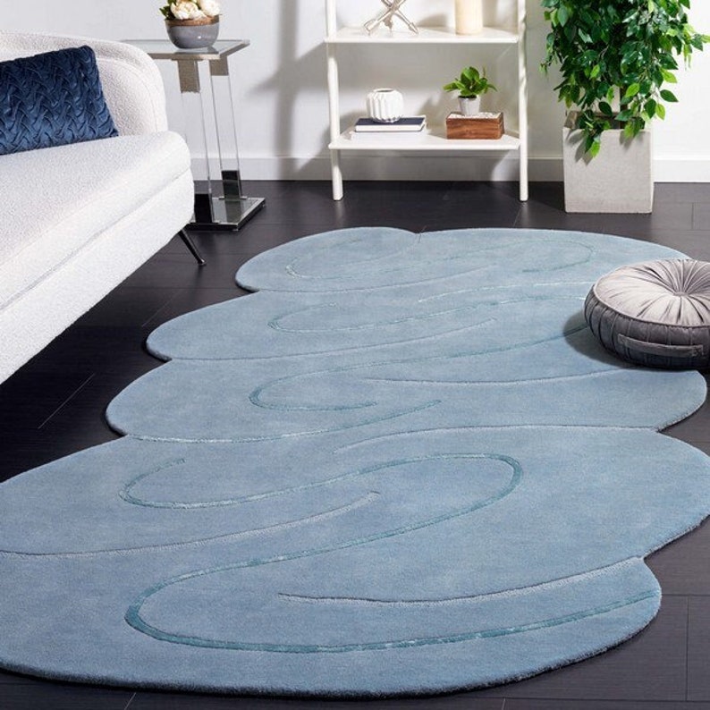 Cloud Rug | Irregular Shaped Hand-tufted Wool | Area Rug for Kids Room ...