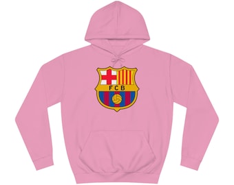 Felpa con cappuccio universitaria unisex dell'FC Barcelona