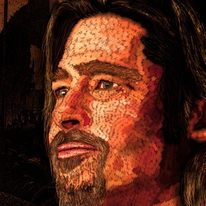 36x24 Canvas Brad Pitt