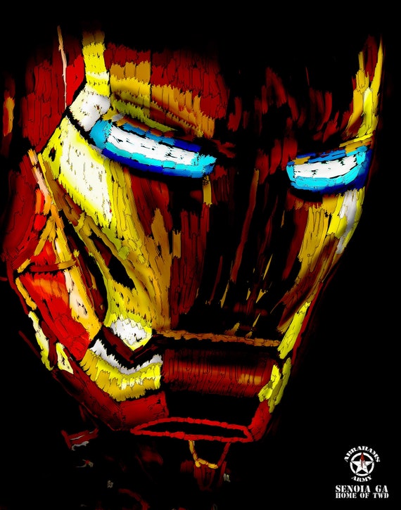 iron man helmet canvas panting Marvel Comics (Iron Collage) 85x85x4cm Stretched Pri Find Iron Man Wall Canvas and all of our other affordable retro video games Komar Wall Picture - Iron