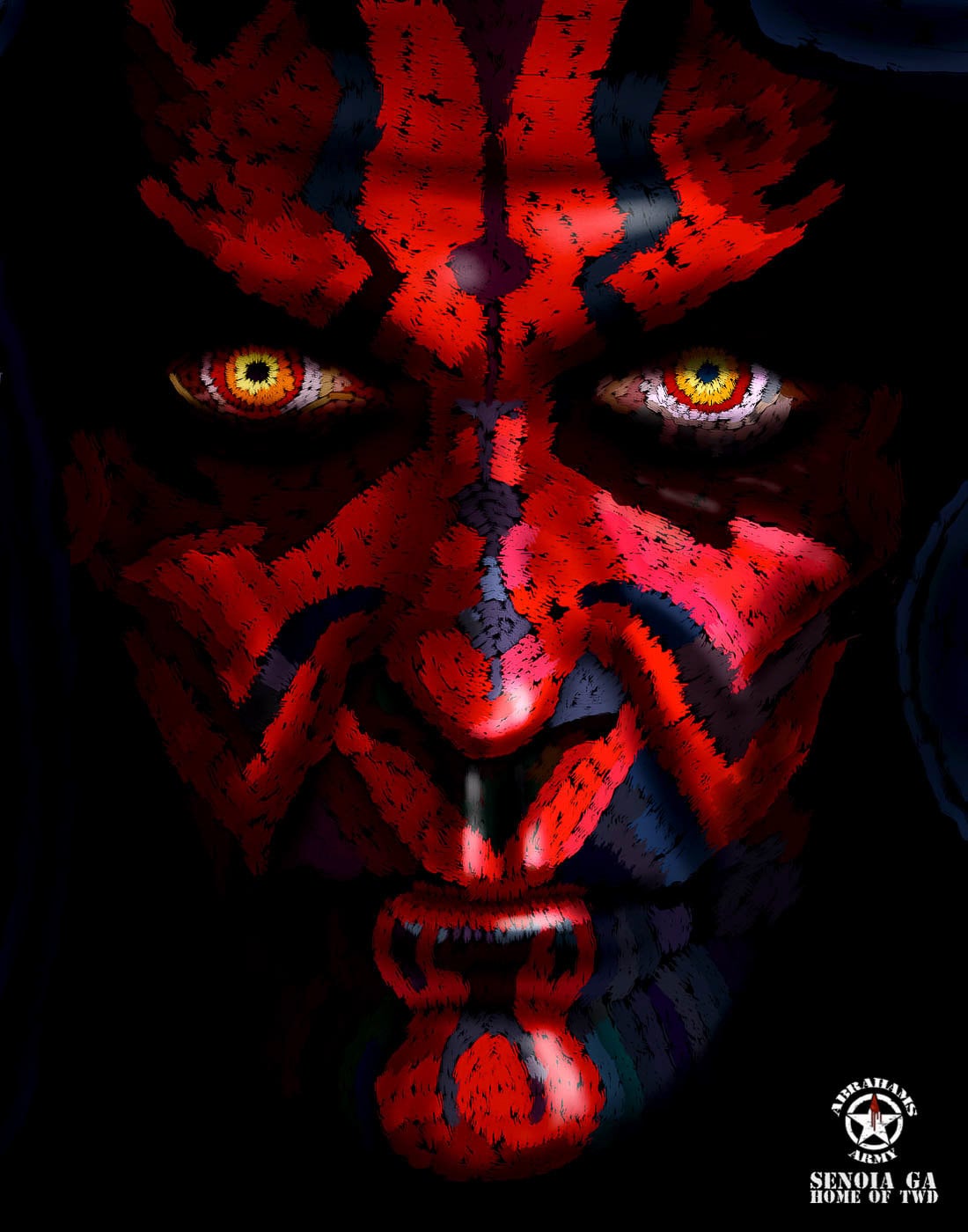 16x20 Canvas Darth Maul