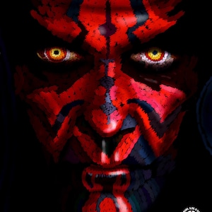 11x17 Print Darth Maul