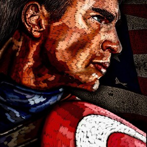11x17 Print Captain America