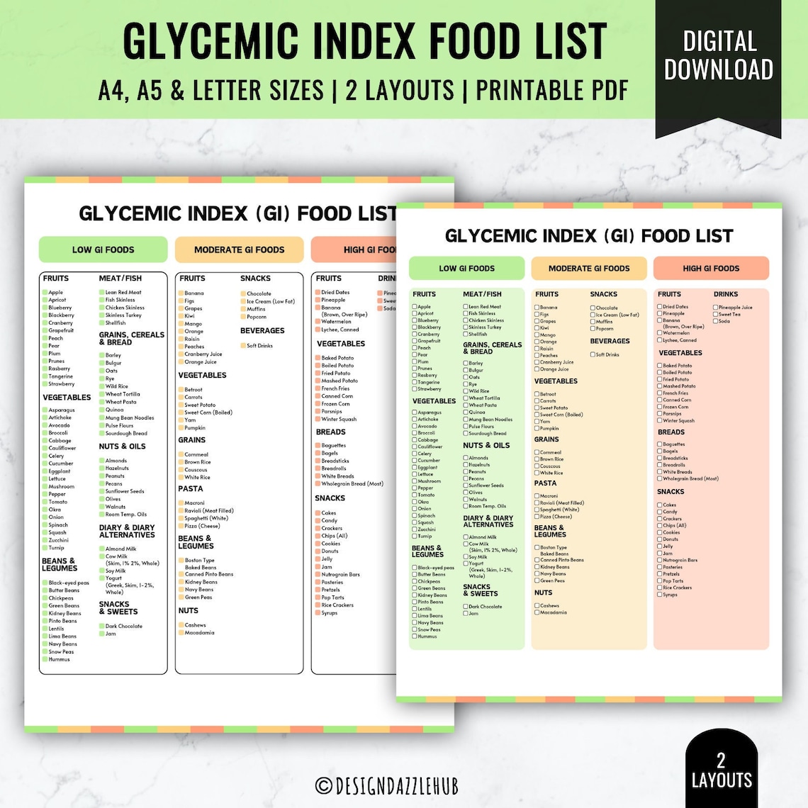 glycemic index foods under 30