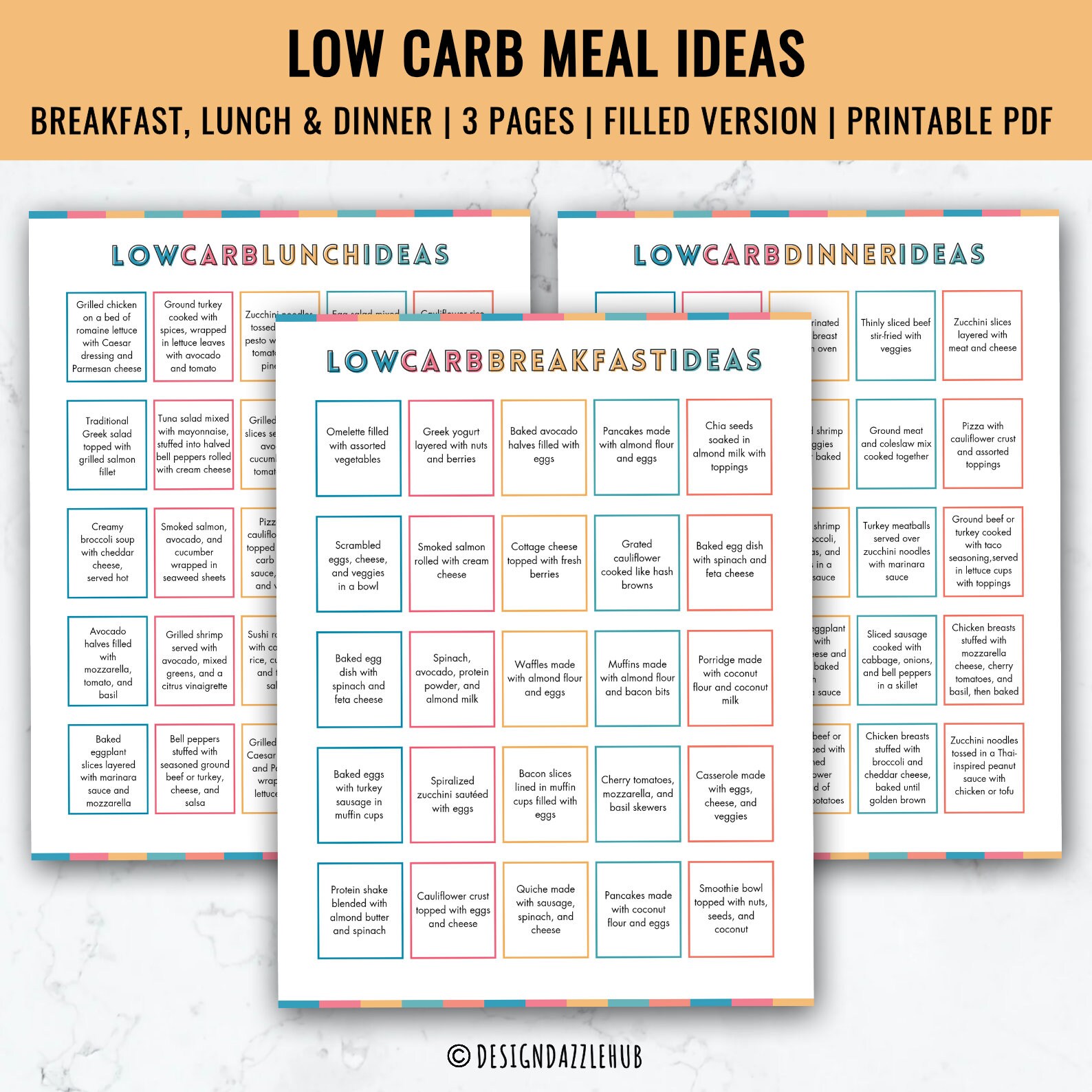 Low Carb Meal Plan | Low Carb Foods List | Low Carb Foods | Low Carb ...
