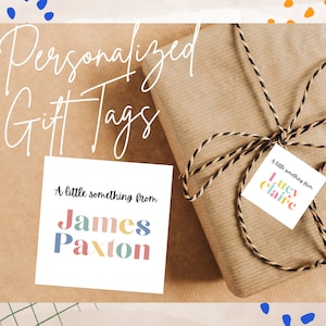 PRINTED Gift Tags | Personalized Gift Tags | Great for Class Gifts & Birthday Parties